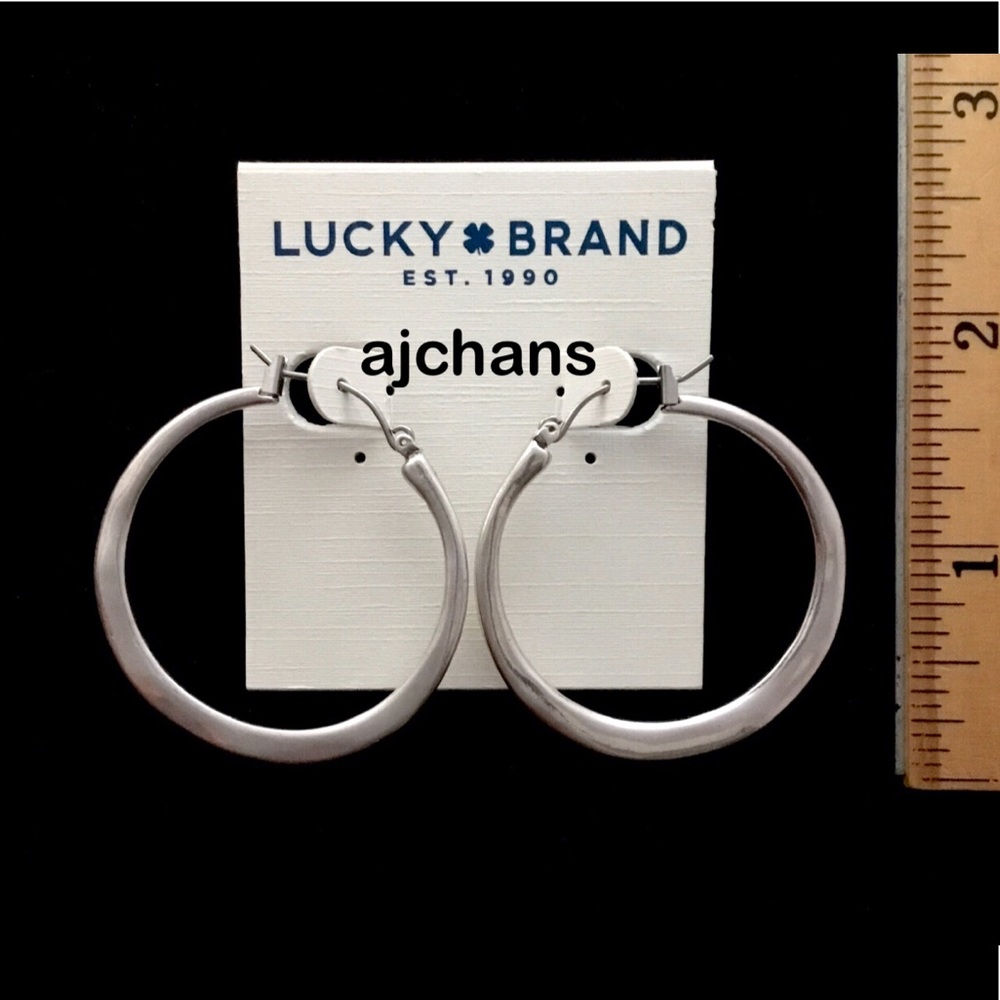 Lucky Brand Hoop Earrings - Picture 3 of 3